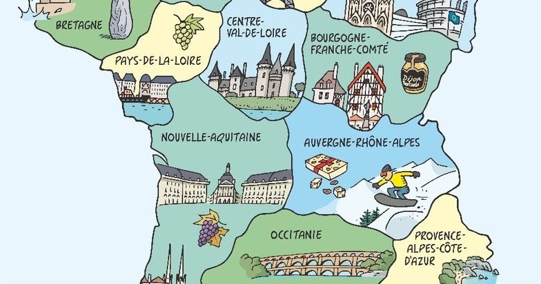 Comment Choisir Sa Région Sur France 3 Culture en FLE: Activité 7: Les Régions de France