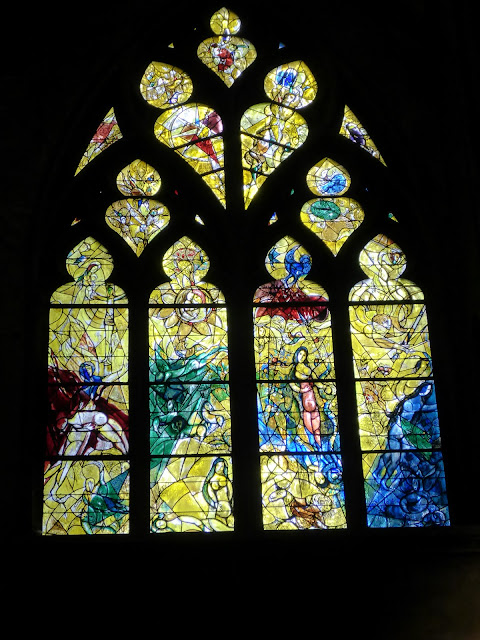 vitrail de Chagall Cathédrale Saint-Etienne