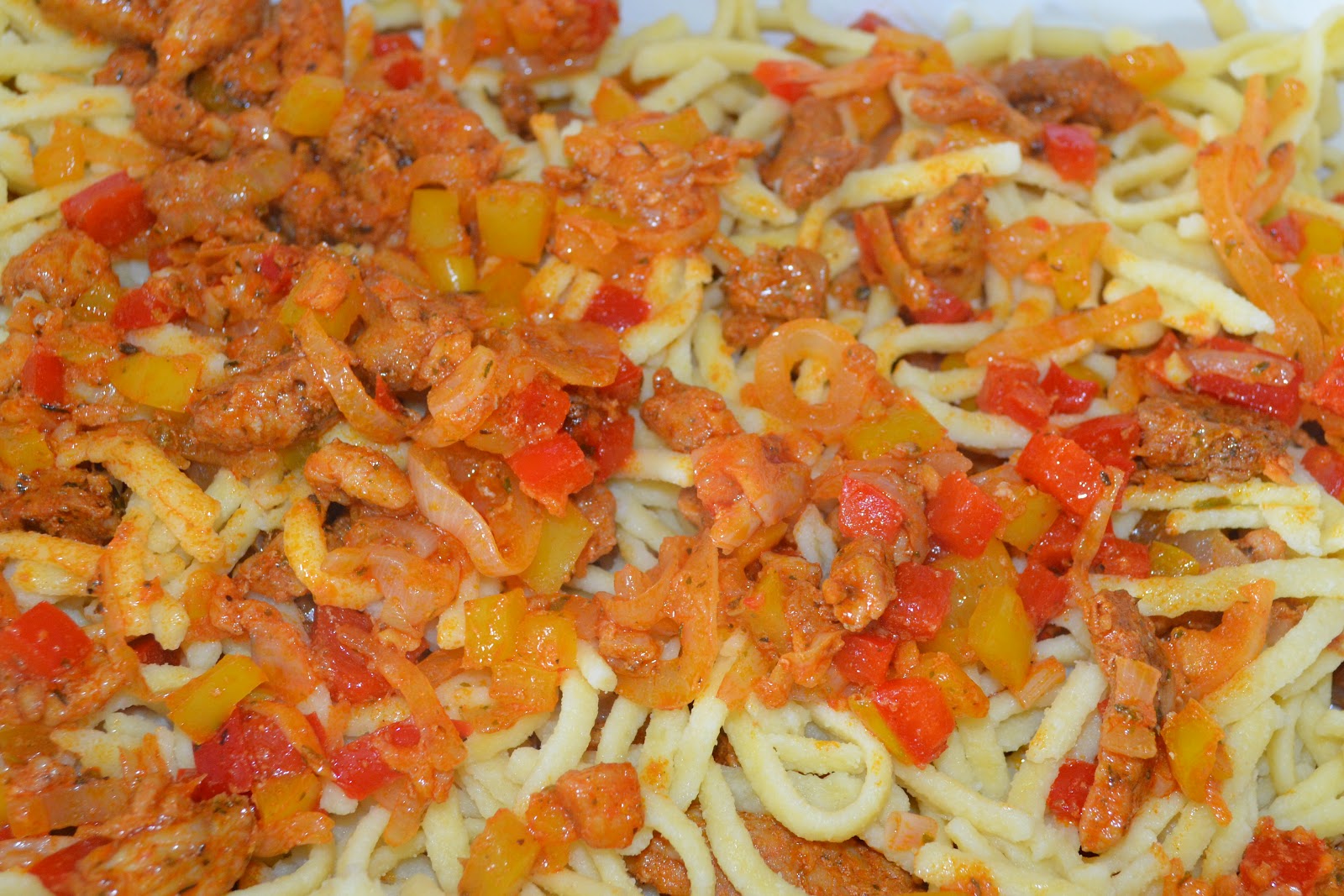 Nicole´s Blog: Gyros-Spätzle-Auflauf