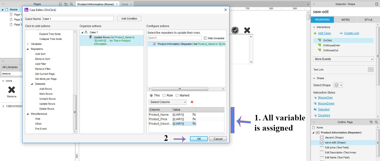 UI/UX Design: Edit,Update,Delete the Product