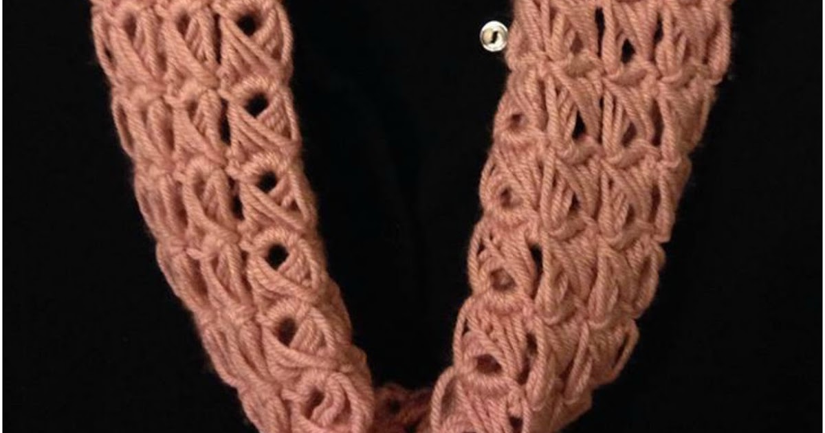 Springtime Broomstick Lace Scarf Free Pattern