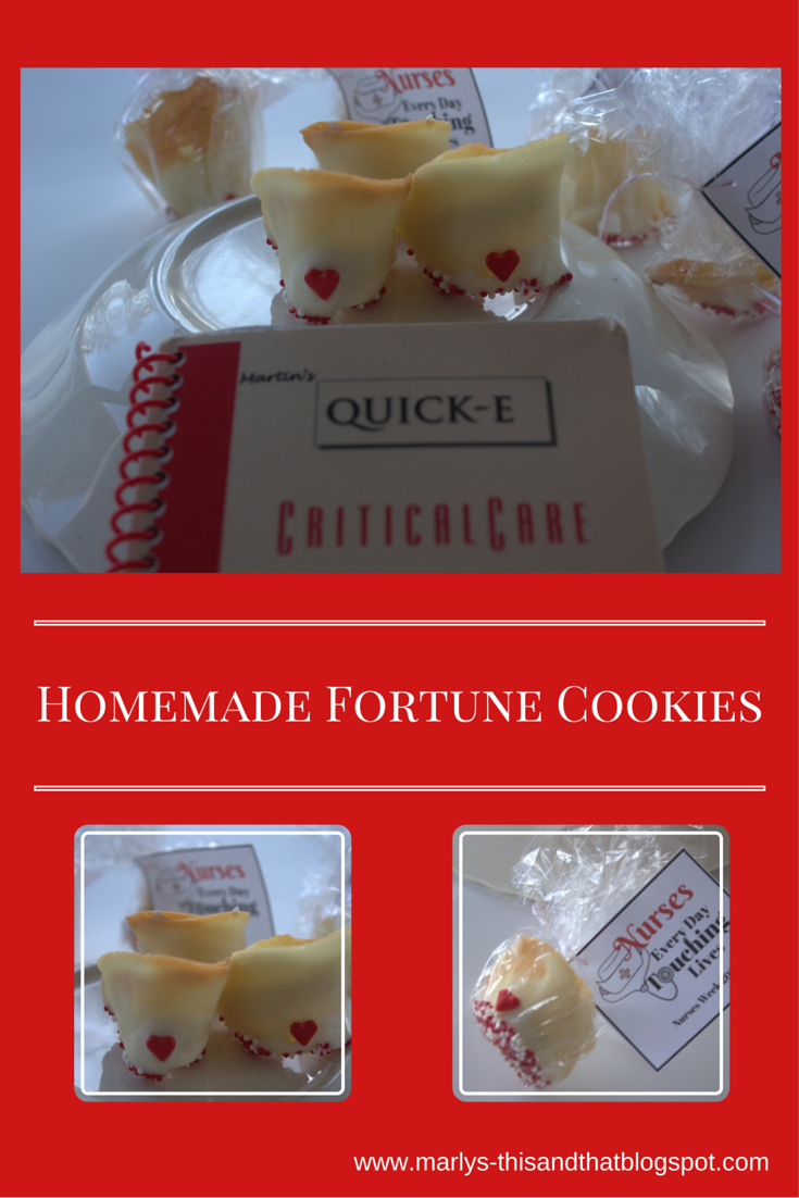 This and that Fortune Cookies for Nurse's Week