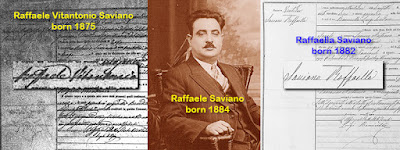 My great uncle Raffaele was the third sibling named after his grandfather.