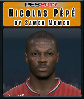 PES 2017 Faces Nicolas Pépé by Sameh Momen