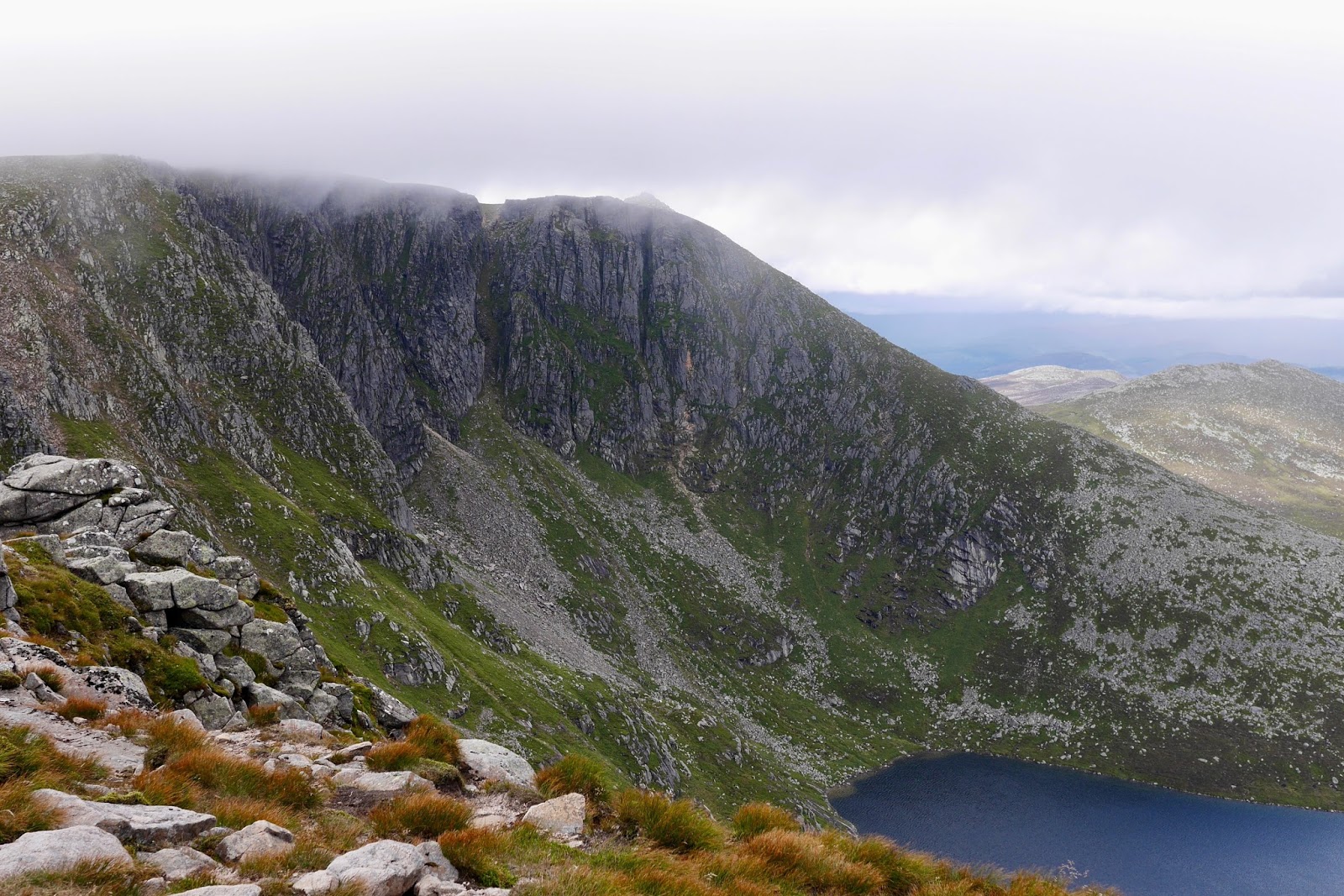 Loch at the top of Lochnagar Munro - Cal McTravel - www.calmctravels.com