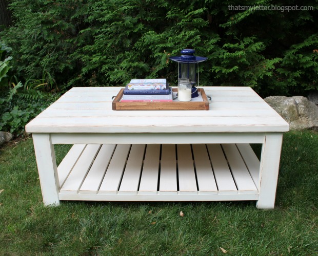 That's My Letter Habitat Coffee Table Free Plans
