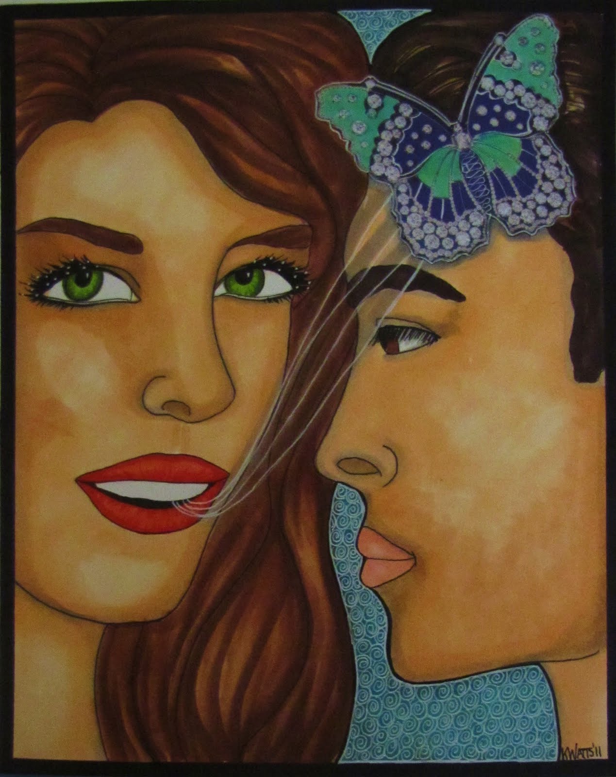 Kelly's Art Journaling Butterfly Kisses