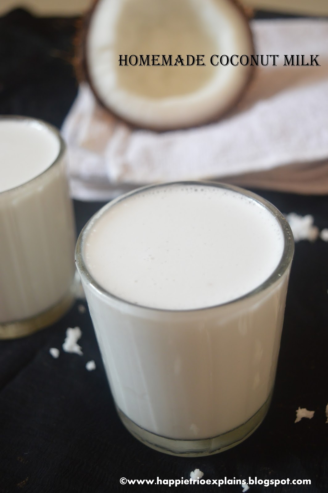 How to make Coconut Milk Homemade Coconut Milk Cook with Sharmila