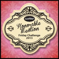 Just Rite Friday Challenge Honorable  Mention