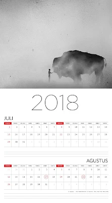 Kalender Indonesia 2018 Juli - Agustus