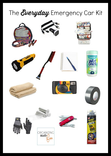 The Everyday Emergency Car Kit :: OrganzingMadeFun.com