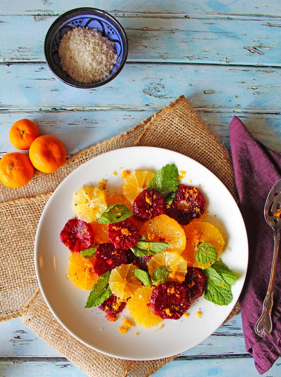 A Life of Little Pleasures Blood Orange and Meyer Lemon Salad with