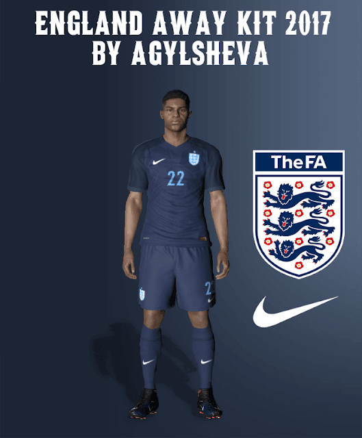 England New Away Kit - PES 2017 - PATCH PES | New Patch ...