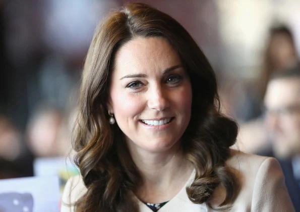 Kate Middleton wore Hobbs London Rosie top and she wore Goat Redgrave Coat