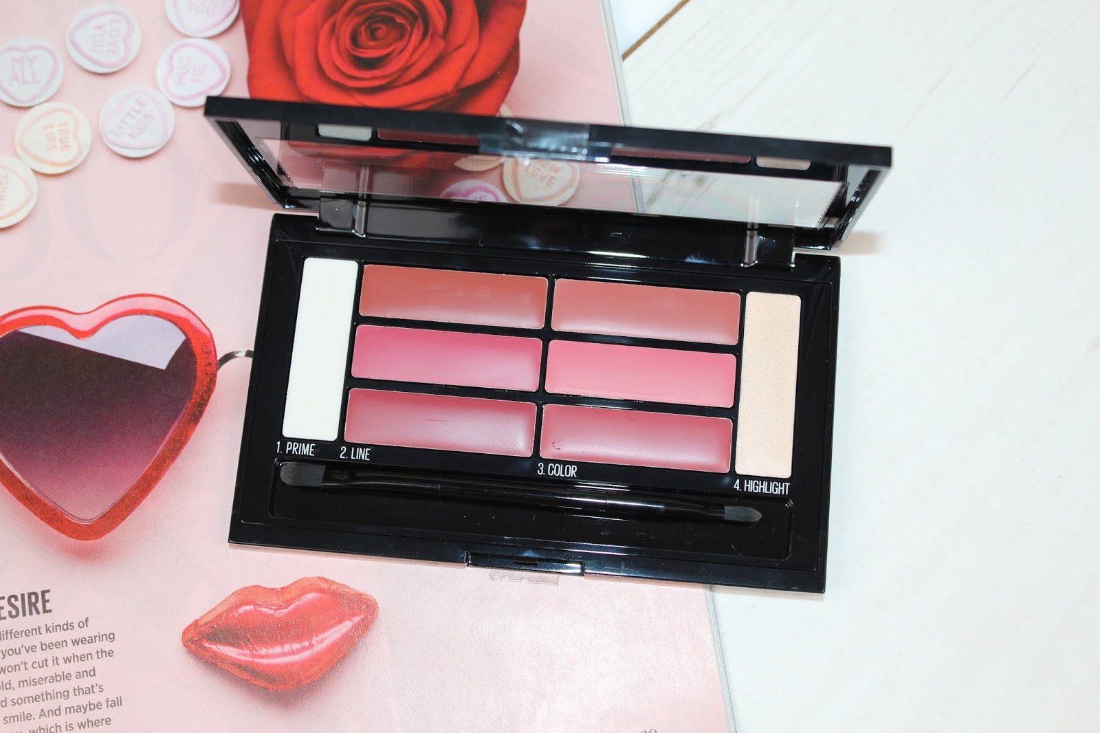 Maybelline Color Drama Lip Contour Palette Review and Photo's Pink