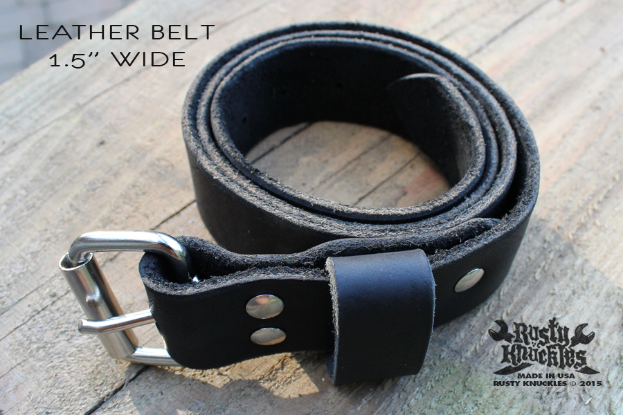 Custom Leather Belts From Rusty Knuckles Are Built To Last Rusty Knuckles Motors and Music