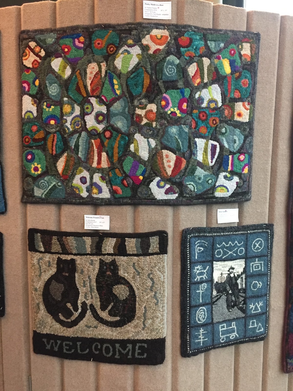 Rugs and Pugs One Hook in Down