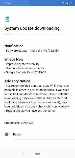 Nokia 6.1 plus receiving March 2019 Android Security update