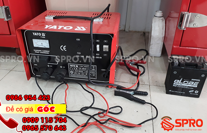 Mua máy sạc bình ắc quy xe máy 12V yato giá rẻ tại tp HCM