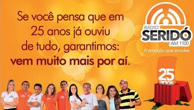 Programação da Rádio Seridó será até às 23h a partir da próxima segunda-feira