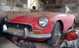 A new lease on life for this red 1972 MGB roadster is in order.