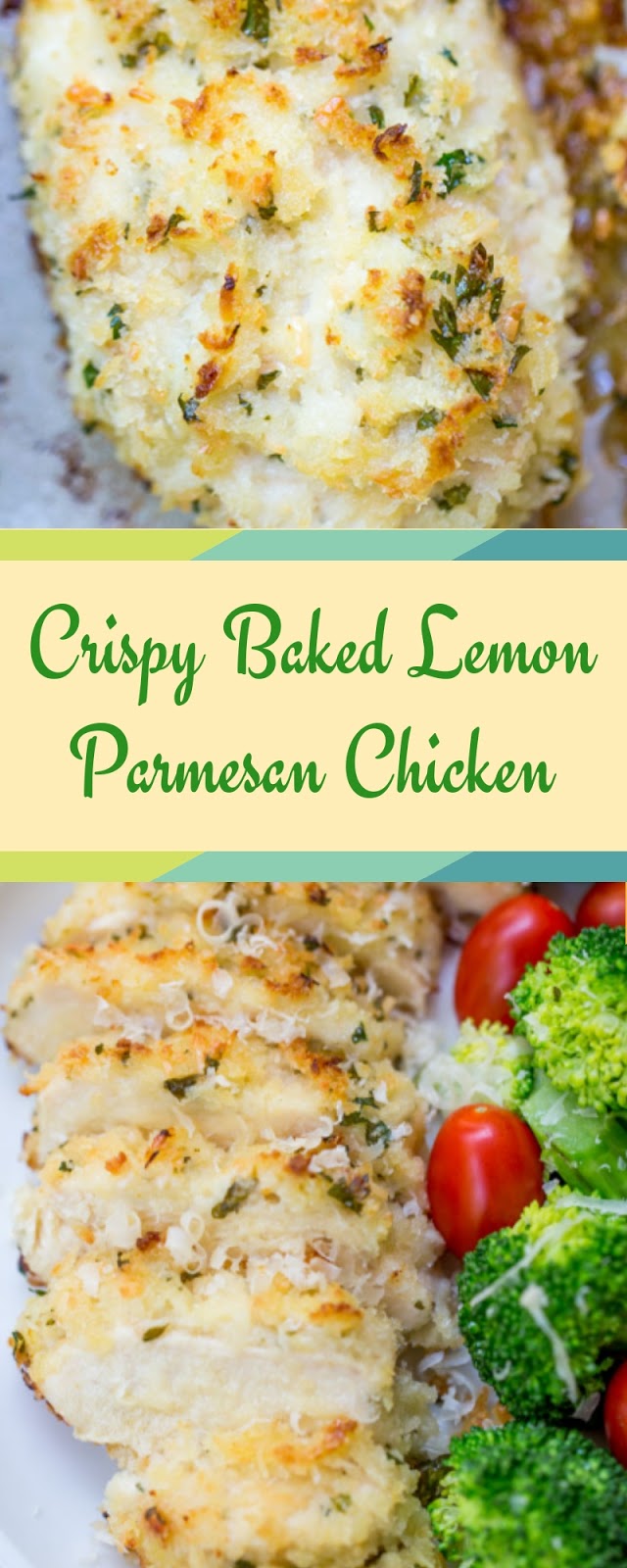 Crispy Baked Lemon Parmesan Chicken | Meryska Kitchen