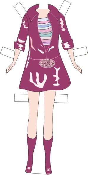 barbie para recortar y vestir