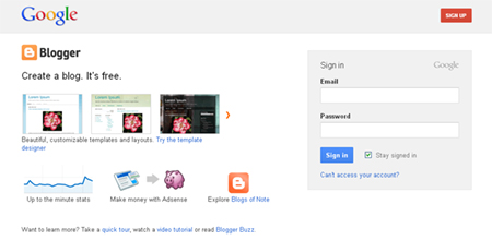 How To Create A Free Blog On The Blogspot Blogging Platform