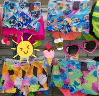 graphic print design boyshorts Walmart summer fun fish ice cream cupcakes dog sunglasses selfies beach
