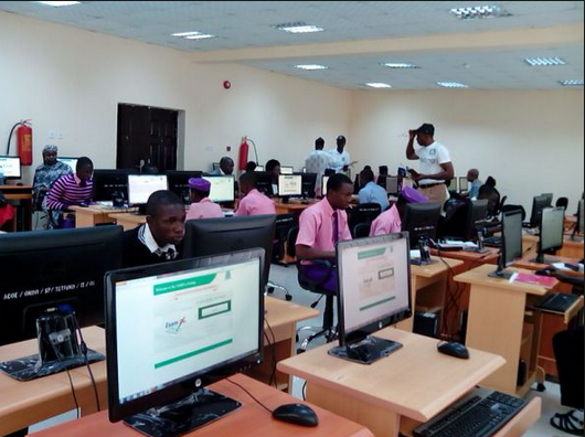 Writing CBT Exam Jamb-CBT-Exam-Nigeria
