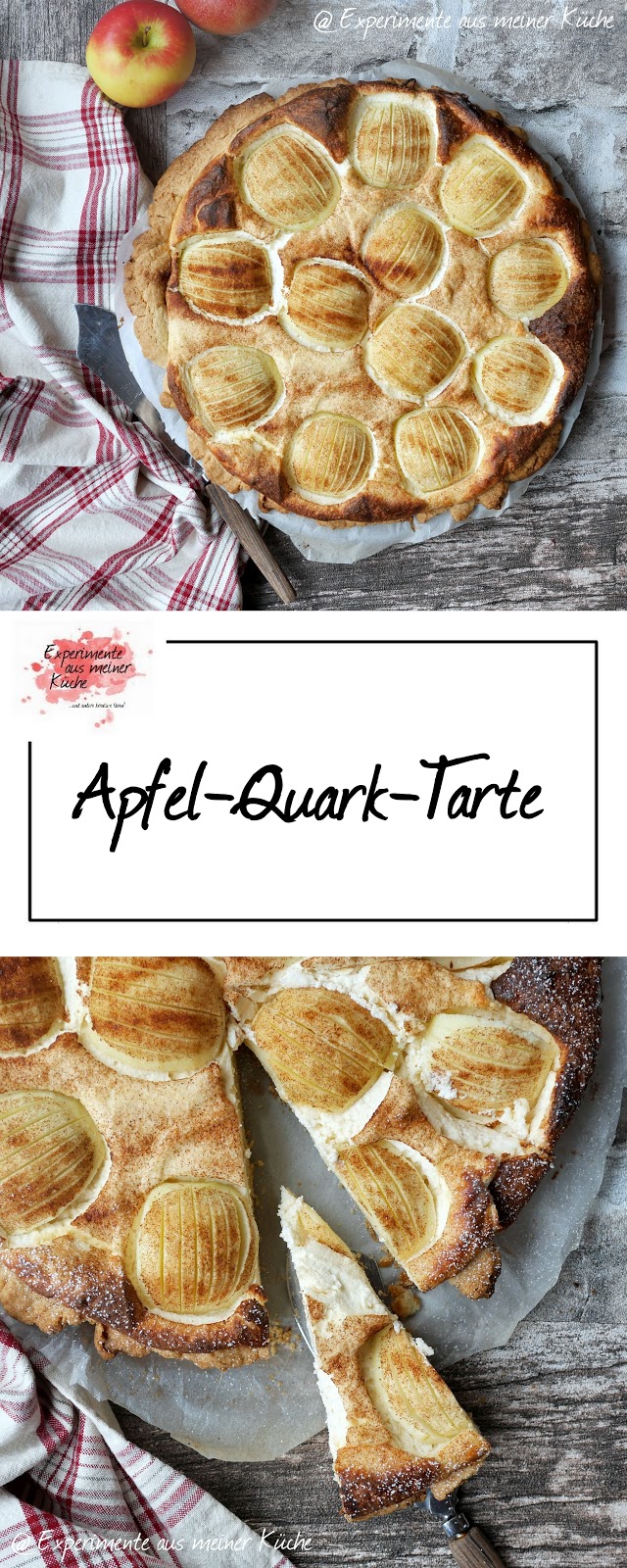 Experimente aus meiner Küche: Apfel-Quark-Tarte
