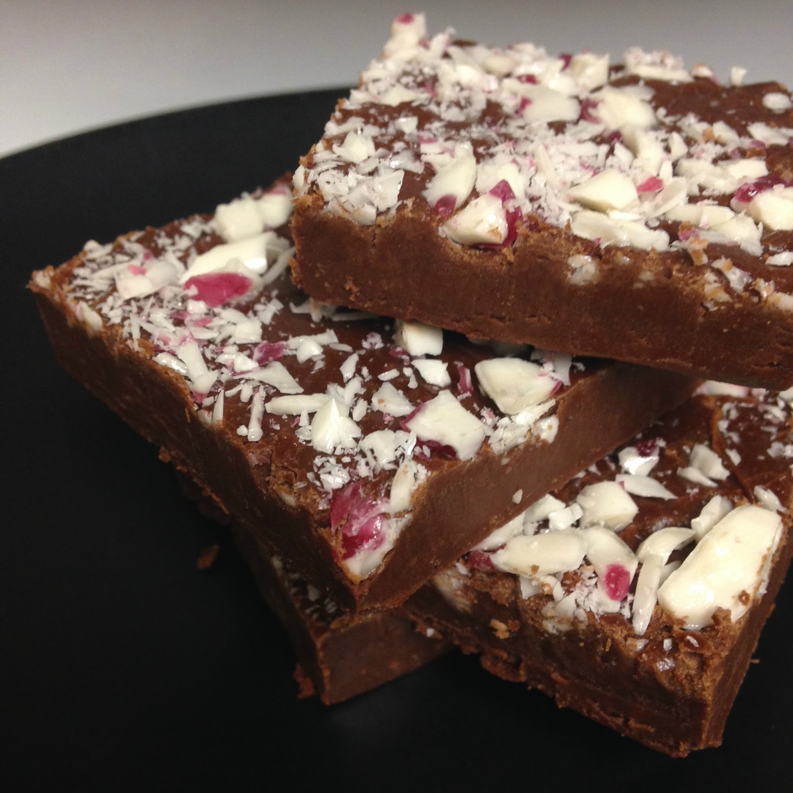 Vegans Have Superpowers Candy Cane Chocolate Fudge