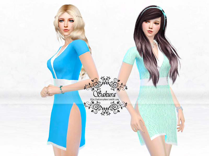 Sims 4 CC's - The Best: Dress by Sakura