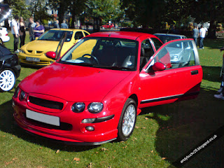 Rover 25 1.4 Solar Red Front Left Corner Modified