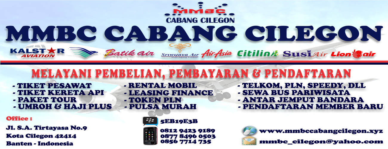 Spanduk Layanan MMBC Cabang Cilegon Tour & Travel