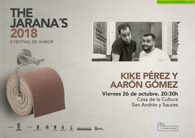 Kike Pérez y Aarón Gómez protagonizan la primera sesión del Festival de humor ‘The Jarana’s’