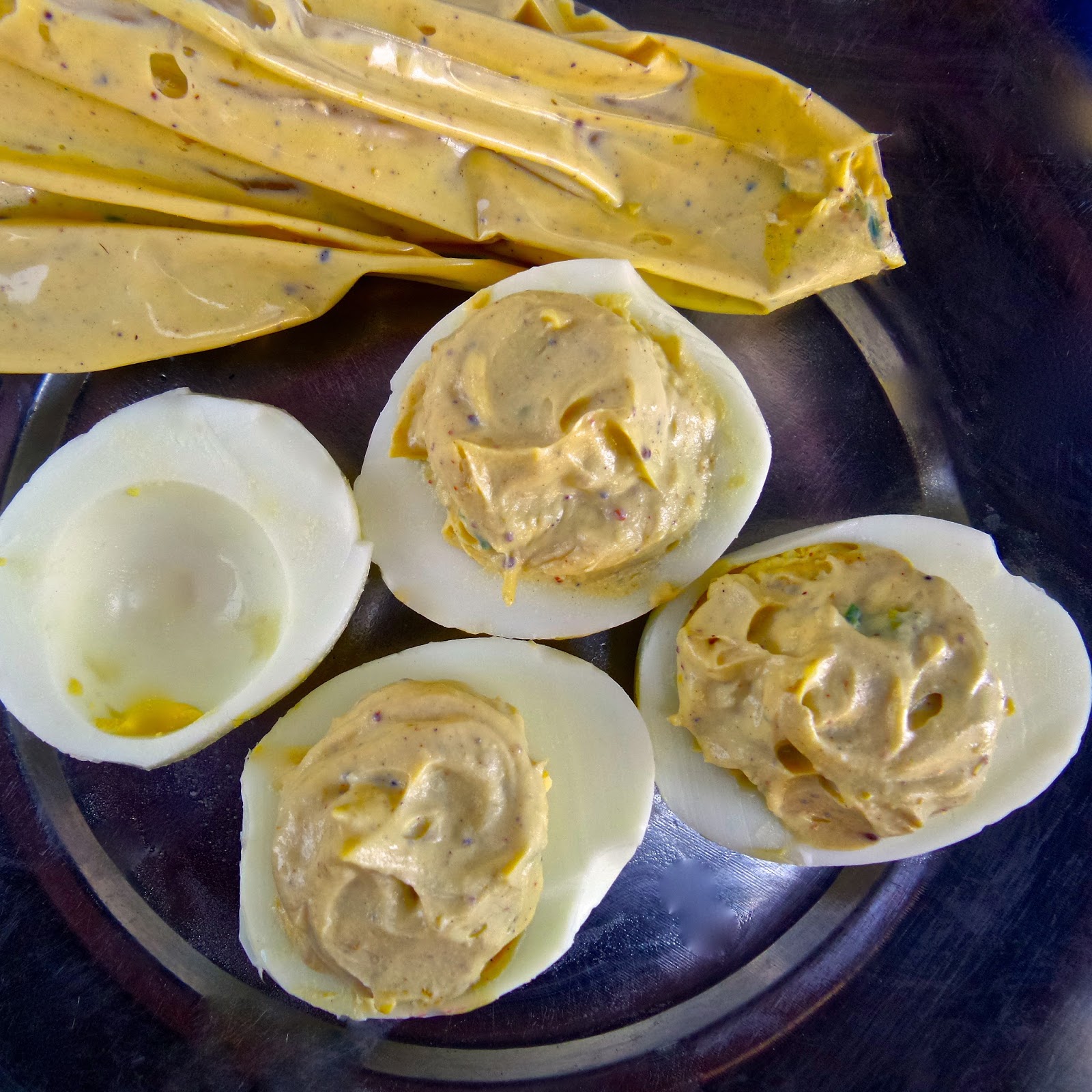 Keep Calm & Curry On Garam Masala Deviled Eggs