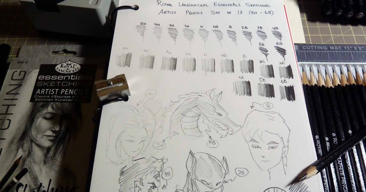 sketch pencil chart
