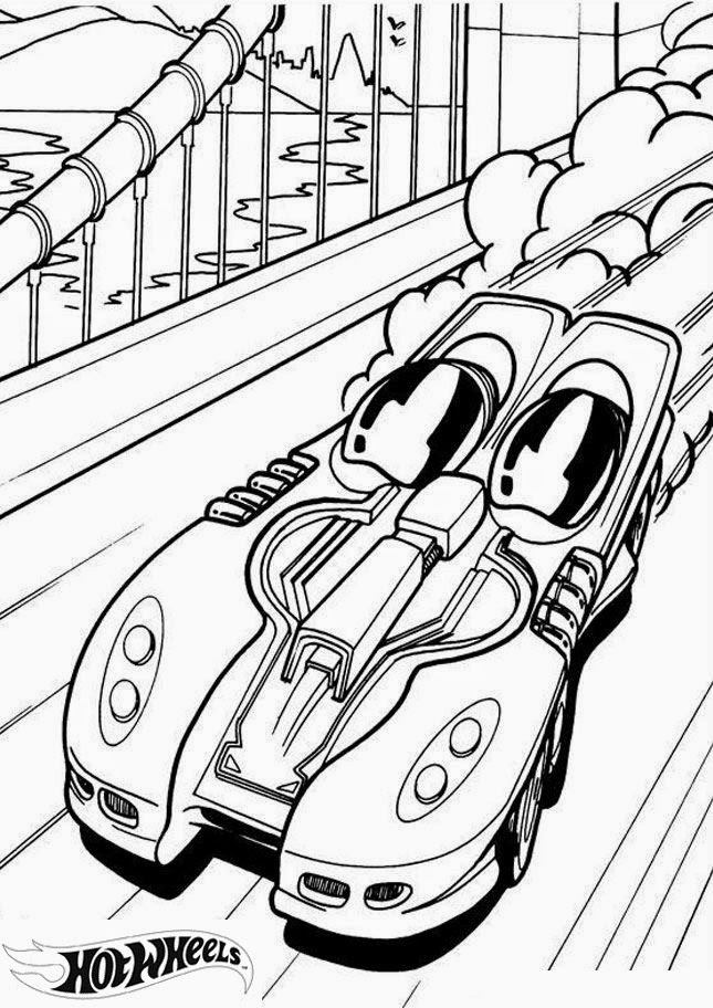Hot Wheels Coloring Pages 37