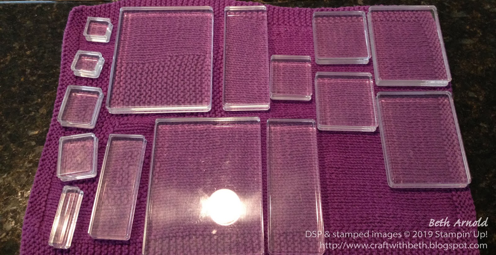 Craft with Beth Cleaning Your Clear Acrylic Blocks