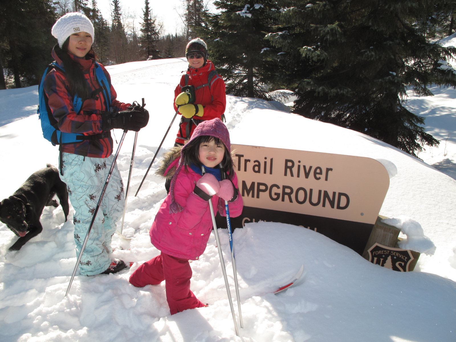 BASECAMP NIKISKIskiing at Trail River Campground