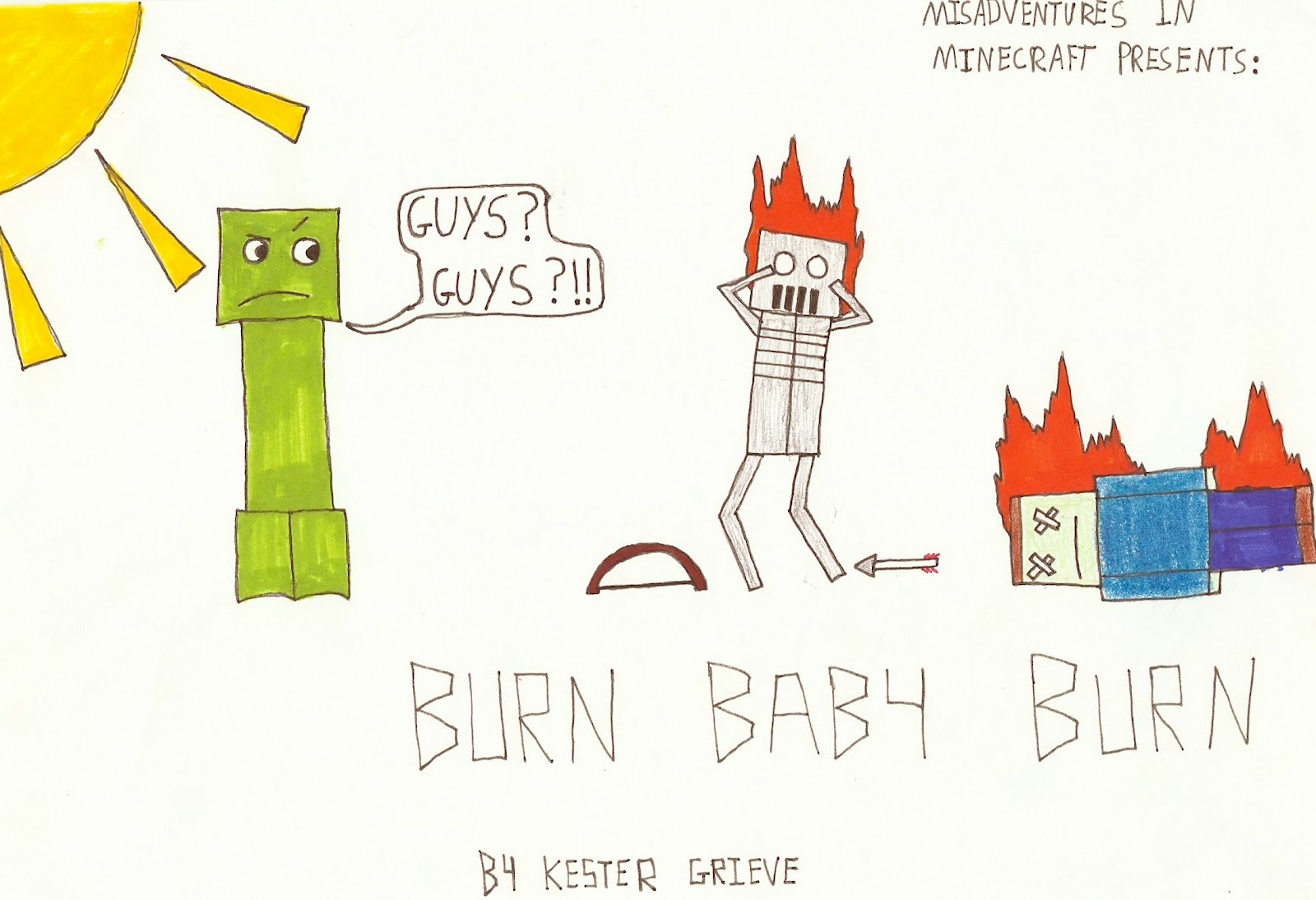 Shoopsoldier Stuff Minecraft Burn Baby Burn
