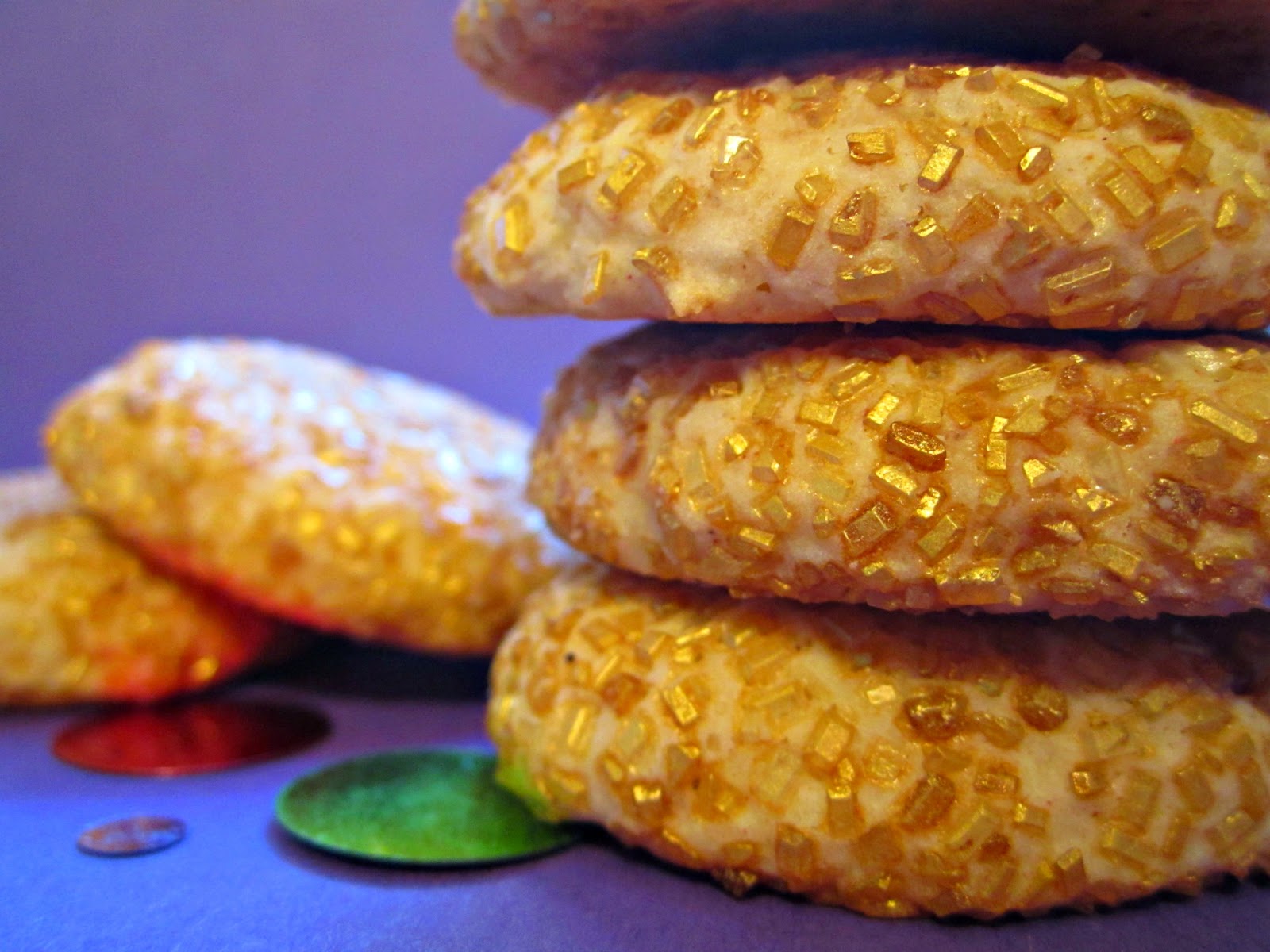 Sugar Rush Golden Sparkle Cookies