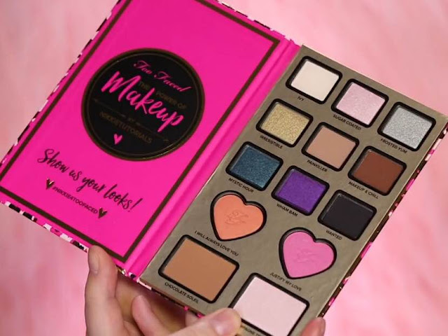 NIKKIE TUTORIALS X TOO FACED POWER OF MAKEUP COLLECTION SWATCHES AND ...