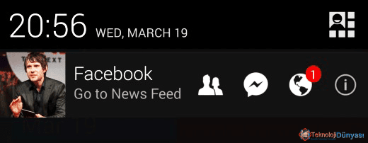 facebook android yenilik