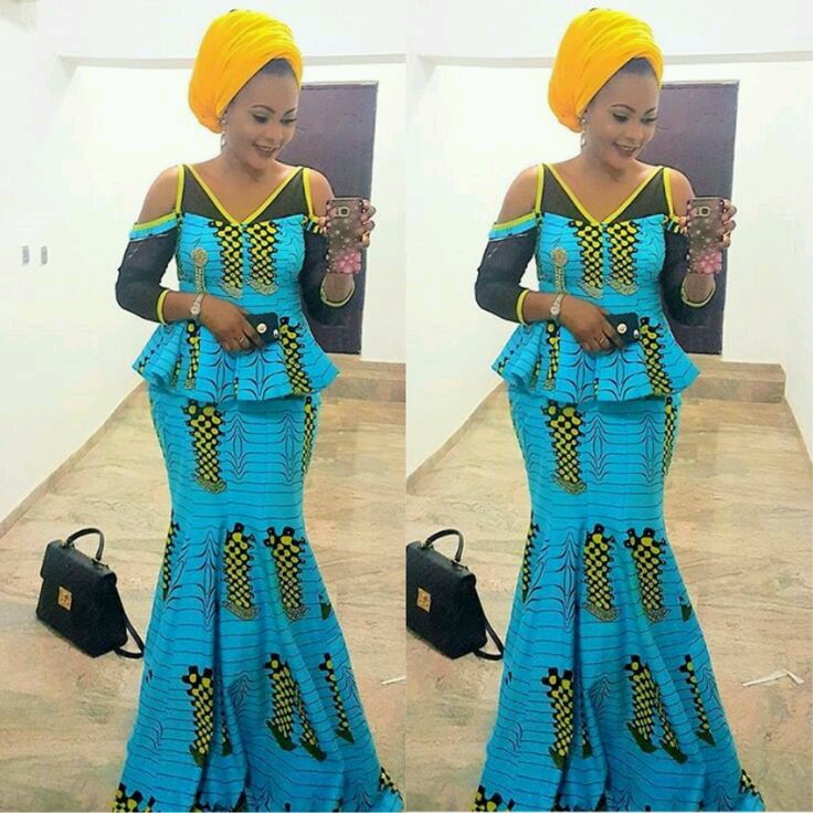 ankara skirt and blouse style for wedding