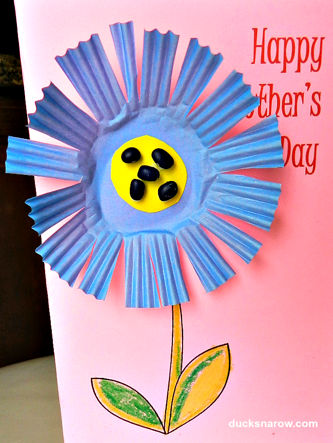 Cute and Easy Mother's Day Card Your Kids Can Make Themselves - Ducks