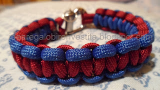 Bracelet Paracorde 550 Fait Main, Coyote Brown, Modèle 122