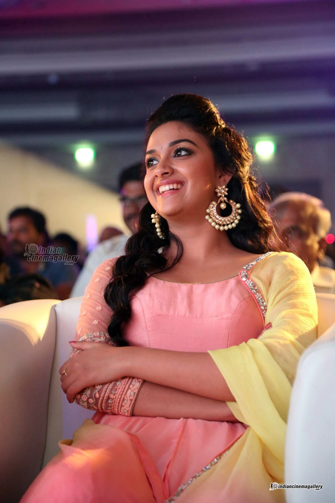 Tamil Actr Team: Keerthi Suresh at remo First Look Launch Photos