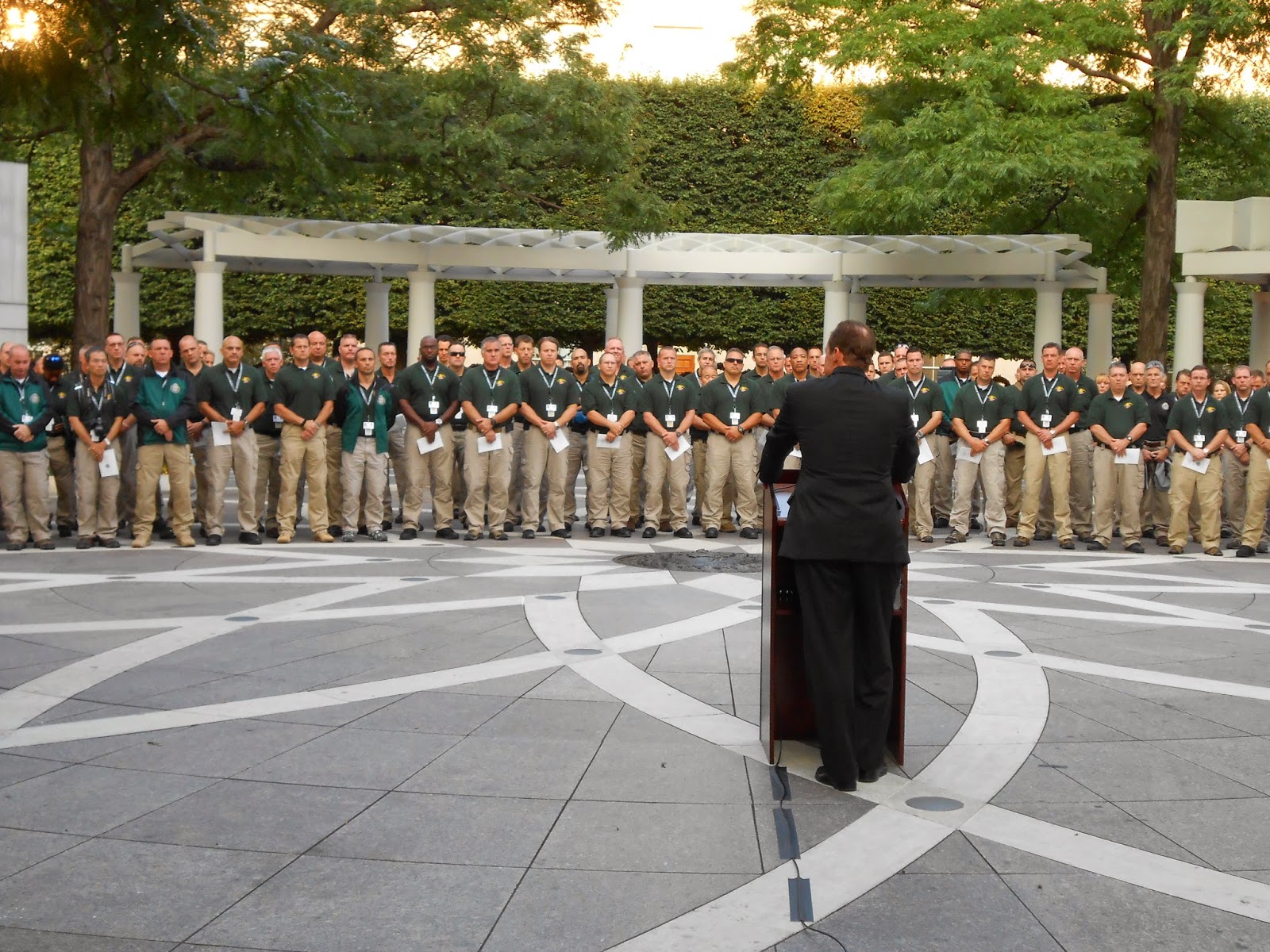 National Law Enforcement Officers Memorial Fund: FBI National Academy holds service at Memorial